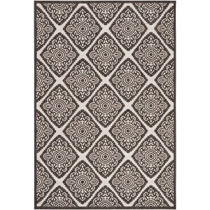 Linden LND132 Power Loomed Indoor/Outdoor Rugs - Safavieh - 1 of 4