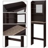 Yaheetech Over the Toilet Cabinet Space-saving Bathroom Storage Brown - 4 of 4