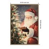 Amanti Art Santa Reading II by Melloi Art Prints Canvas Wall Art Print Framed - 3 of 4