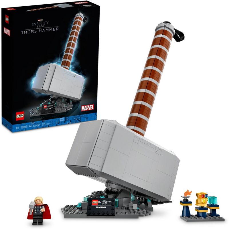 LEGO Marvel Avengers Thor Hammer Infinity Saga Set 76209, 1 of 12