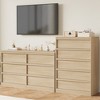 Whizmax 5 Drawer Dresser, Modern 5 Chest of Drawers with Storage Freestanding, Tall Wooden Dresser Organizer for Bedroom, Living Room, Natural Oak - 3 of 4