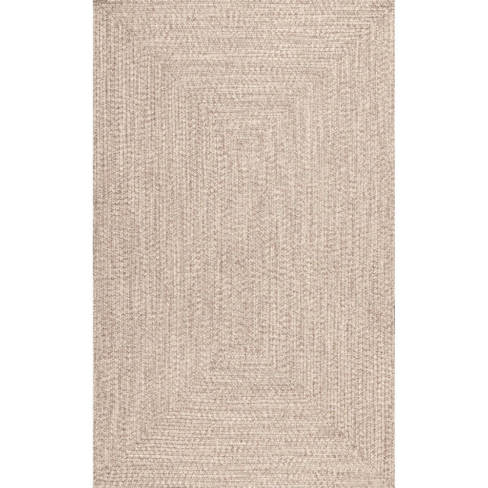  Wynn Braided Indoor/Outdoor Area Rug Tan