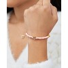 Disney Girls Minnie Mouse Yellow Gold Plated Pink Glitter Accent Bangle Bracelet - 6.5" - image 2 of 4