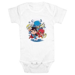 Infant's DC Super Friends Wham Pow Boom Bodysuit - 1 of 3