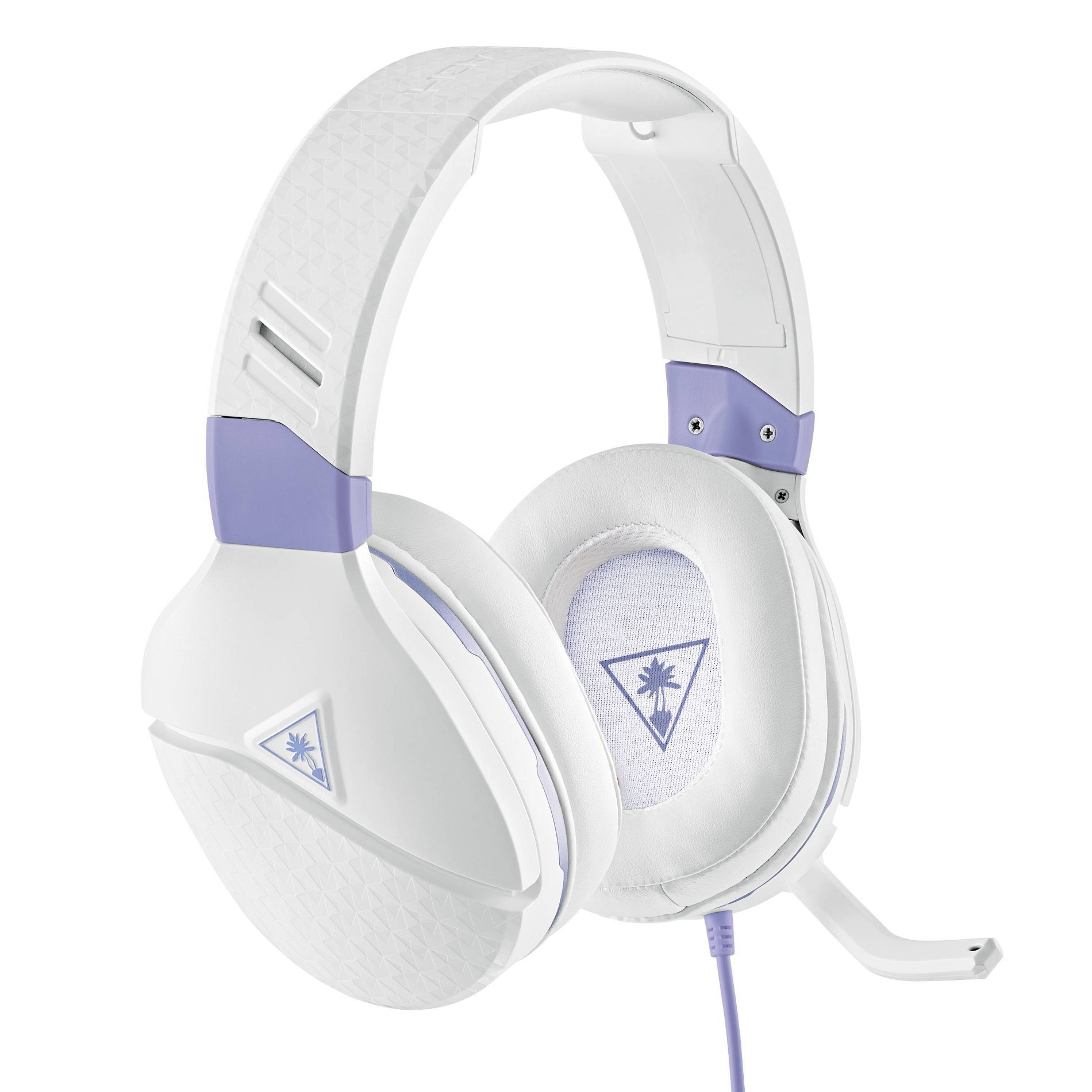 Turtle Beach Recon Spark Wired Gaming Headset for Nintendo Switch/Xbox One/Series X|S/PlayStation 4/5 - White/Purple: 3.5mm Jack, Ideal for Gaming