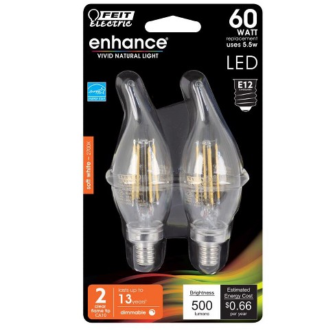 Ge 2pk Equivalent Relax Led Hd Light Bulbs Soft White : Target