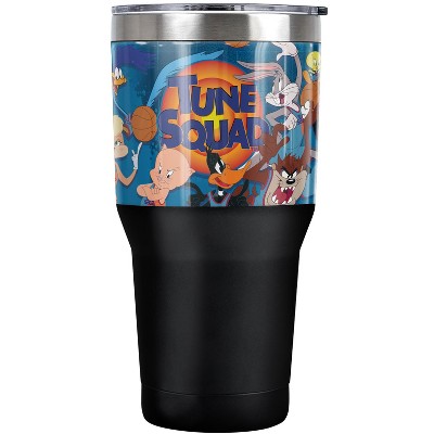 Space Jam 2 Toon Squad Group Shot Steel Tumbler 30oz Coffee Travel Mug