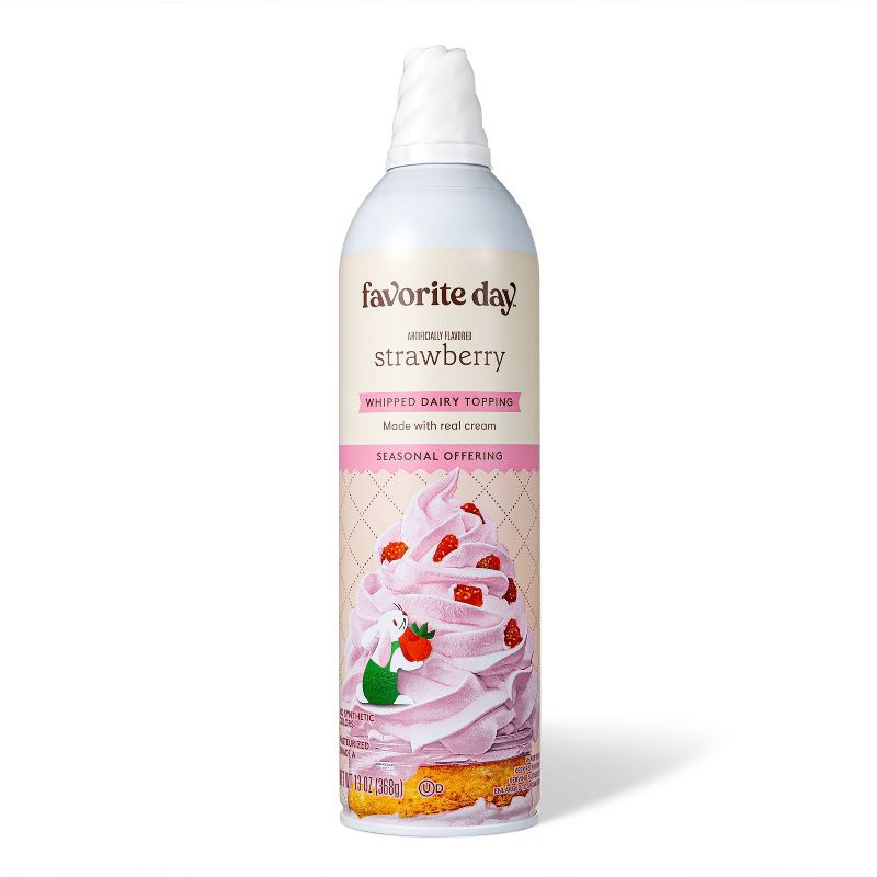 Strawberry Whipped Dairy Topping - 13oz - Favorite Day&#8482;, 1 of 9