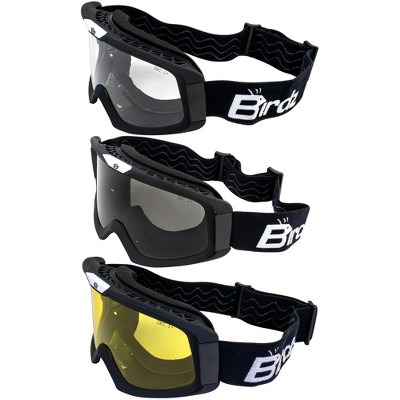 3 Pairs of Birdz Eyewear Pelican Safety Goggles
