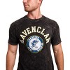 Harry Potter Ravenclaw Varsity Men's Blue Vintage Mineral Wash Crew Neck Short Sleeve T-shirt - 4 of 4
