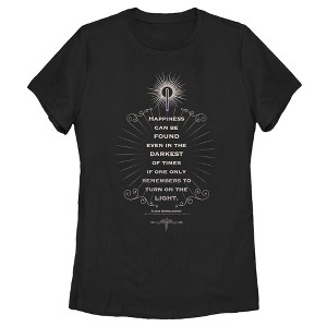 Women's Harry Potter Dumbledore Happiness Quote T-Shirt - 1 of 4