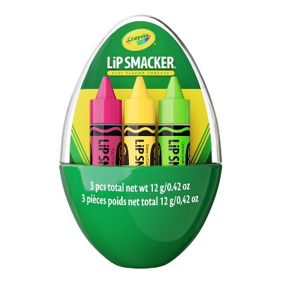 Lip Smacker Lippenbalsam Trio – Crayola Edition, 3 Leckere Sorten, 12 G