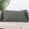Unique Bargains Retro Decorative Invisible Zipper Plaid Throw Pillow Covers With Pattern 1 Pc - 2 of 4