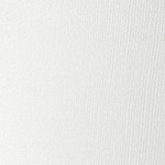 Clear Glass Satin Nickel/White