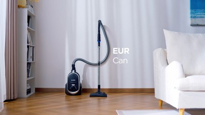 Eureka Silver Bagless Canister Vacuum with HEPA Filter for Pets