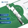 Davis Group 6pk 1.5" Premium Economy Round Ring Binder Green: Hard Cover, 275 Sheet Capacity, 2 Pockets, Polypropylene - 3 of 4