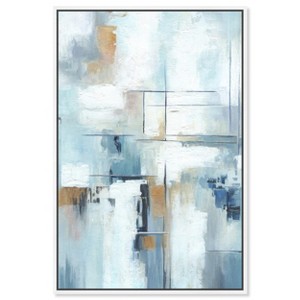Art Remedy House of Lines II Blue Abstract Wall Art Framed - 1 of 4