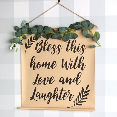 The Lakeside Collection Farmhouse Paper Scroll Wall Hangings