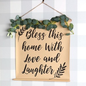 The Lakeside Collection Farmhouse Paper Scroll Wall Hangings - 1 of 4