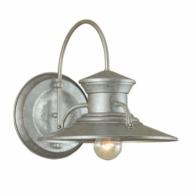 Norwell Lighting Budapest 1 - Light Wall Light in  Galvanized