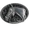 CTM Engraved Horse Belt Buckle - 4 of 4