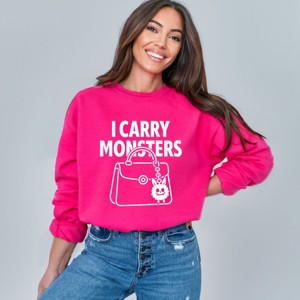 Simply Sage Market I Carry Monsters Purse Sweatshirt - 1 of 4