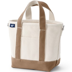 Lands' End Open Top Canvas Tote Bag - 1 of 4