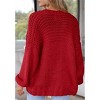 Clearlove Women's Cardigan Soft Pocketed Long Sleeves Casual Knitted Open Front Cardigans Lightweight Sweaters - 4 of 4