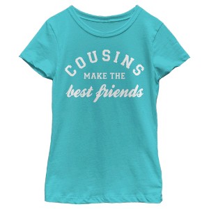 Girl's Lost Gods Cousins Make the Best Friends T-Shirt - 1 of 4