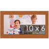 PosterPalooza | Photo Size Slim Profile Brown Frame - UV Acrylic, Foam Board Backing, Hanging Hardware - 2 of 4