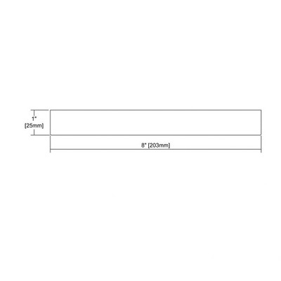 Scandinavian Inspired Titan 8" White LED Flush Mount Ceiling Light