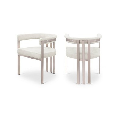 Meridian Furniture,Marcello Velvet Dining Chair, Set of 2