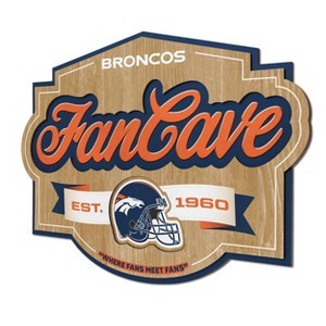 NFL Denver Broncos Fan Cave Sign - 1 of 4