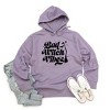 Simply Sage Market Women's Graphic Hoodie Bad Witch Vibes - 2 of 3