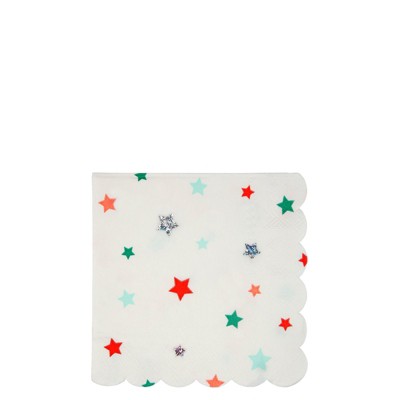 Meri Meri Festive Stars Small Napkins