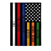 Evergreen Responders Thin Line Garden Suede Flag - 2 of 2