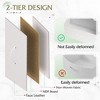 Nightstand with 2 Drawers, Bedside Furniture for Bedroom, College Dorm, End Table with Fabric Bins, Dormitory - 3 of 4