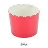 Unique Bargains Medium Machine-Made Disposable Baking Cups Wood Pulp Paper PE Coating 2.76"x2.17" 50 Pcs - 4 of 4