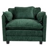 NicBex Oversized Boucle Single Sofa Couch with Removable Ottoman & Side Storage,Upholstered Sleeper Sofa Chair for Living Room,Bedroom - 4 of 4