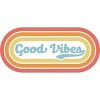 Junior's Design By Humans Good Vibes By LuckyU T-Shirt - 2 of 3