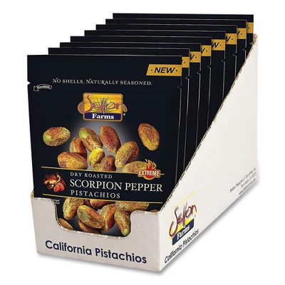 Setton Farms Scorpion Pepper Pistachios - Case of 8 - 2.5 oz