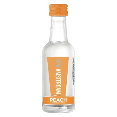 New Amsterdam Peach Flavored Vodka - 50ml Bottle