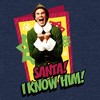 Men's Elf Santa I Know Him Quote T-Shirt - 2 of 4