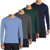 Mafoose 4-Pack Men's Long Sleeve Quick-Dry Performance T-shirts - UPF 50 Sun Protection - 4 of 4