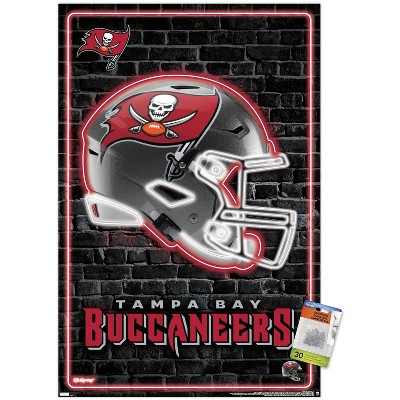 Trends International Nfl Tampa Bay Buccaneers - Helmet 16 Unframed