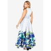 Jessica London Women's Plus Size Georgette Flyaway Maxi Dress - 3 of 4