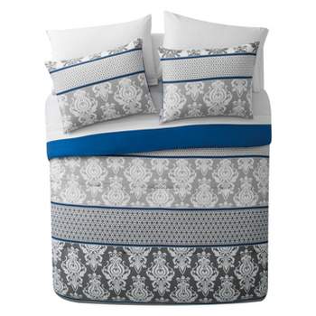 Beckham Bed in a Bag Comforter Set Blue - VCNY Home