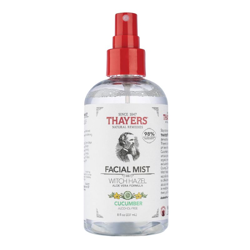 Thayers Natural Remedies Witch Hazel Alcohol Free Toner Facial Mist - Cucumber -  8 fl oz, 1 of 15
