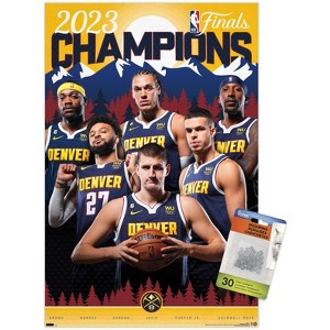Trends International NBA Denver Nuggets - 2023 NBA Finals Champions Unframed Wall Poster Prints - 1 of 4