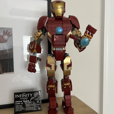 LEGO 76206 Marvel L'Armure Articulée d'Iron Man, Jouet Avengers, Figurine  Iron Man, Film L'ere d'Ultron, Infinity, Enfants 9 Ans - ADMI